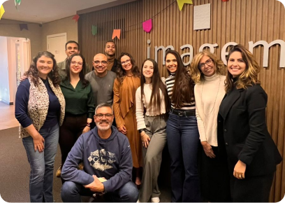 Equipe reunida na sede da Imagem Geosistemas