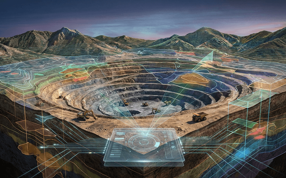 Area de minieração com modelagem 3d no arcgis