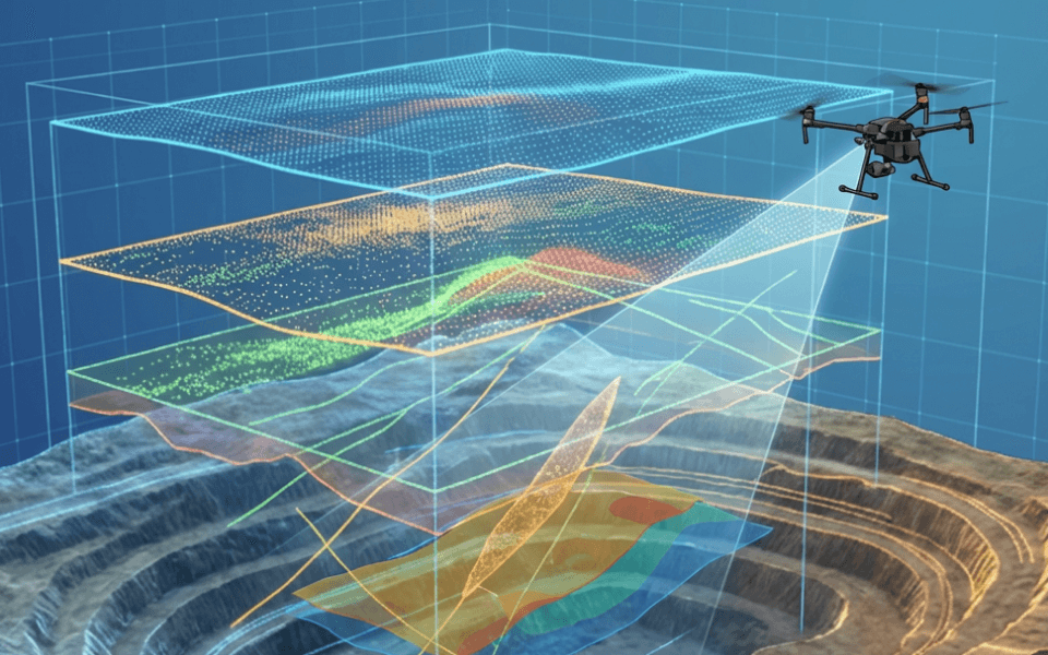 Area de minieração com modelagem 3d no arcgis